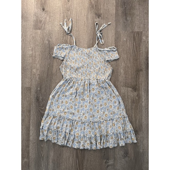 Flowers by Zoe Dresses & Skirts - Liberty Love Mini Dress 2XL Smocked Bodice Boho Cottagecore Summer Daisy Floral